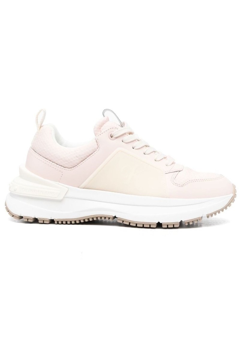 Calvin Klein low-top chunky-sole lace-up sneakers