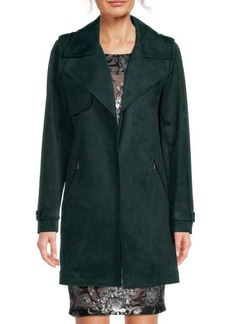 Calvin Klein Malachite Velvet Coat