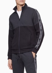 Calvin Klein Men's Athleisure Logo Tape Full Zip Sweatshirt