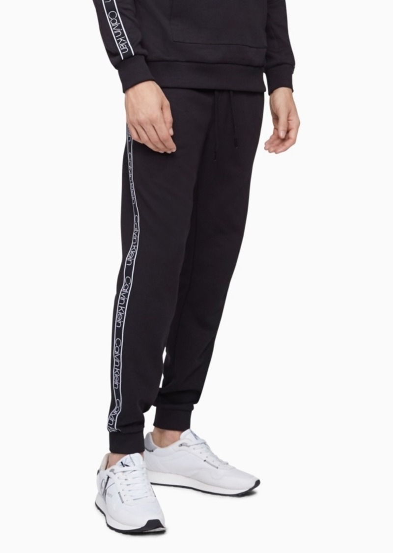 calvin klein men's athleisure logo jogger sweatpants