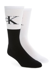 Men's Calvin Klein 2-Pack Assorted Crew Socks