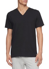 Calvin Klein 3-Pack Cotton V-Neck T-Shirt in Black at Nordstrom