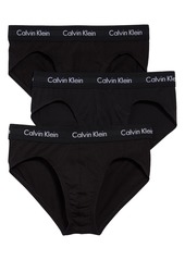 Calvin Klein 3-Pack Moisture Wicking Briefs in Black at Nordstrom