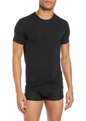 Calvin Klein Ultrasoft Modal Blend Crewneck T-Shirt in Black at Nordstrom