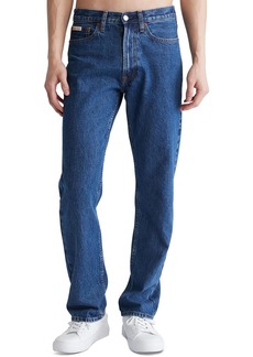 Calvin Klein Mens Classic Rise Standard Fit Straight Leg Jeans