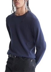 Calvin Klein Mens Crew Neck Cozy Pullover Sweater
