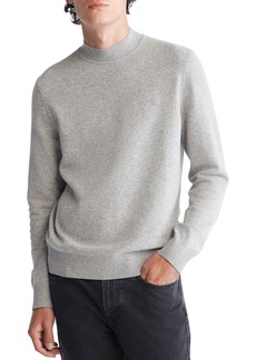Calvin Klein Mens Mock Neck Wool Pullover Sweater