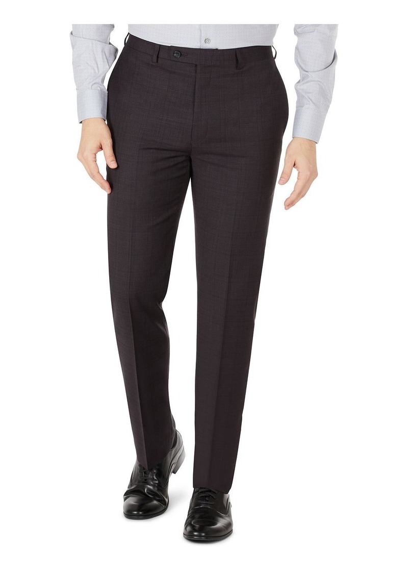 Calvin Klein Mens Wool Suit Separate Suit Pants