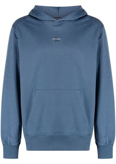 Calvin Klein micro-monologo cotton hoodie
