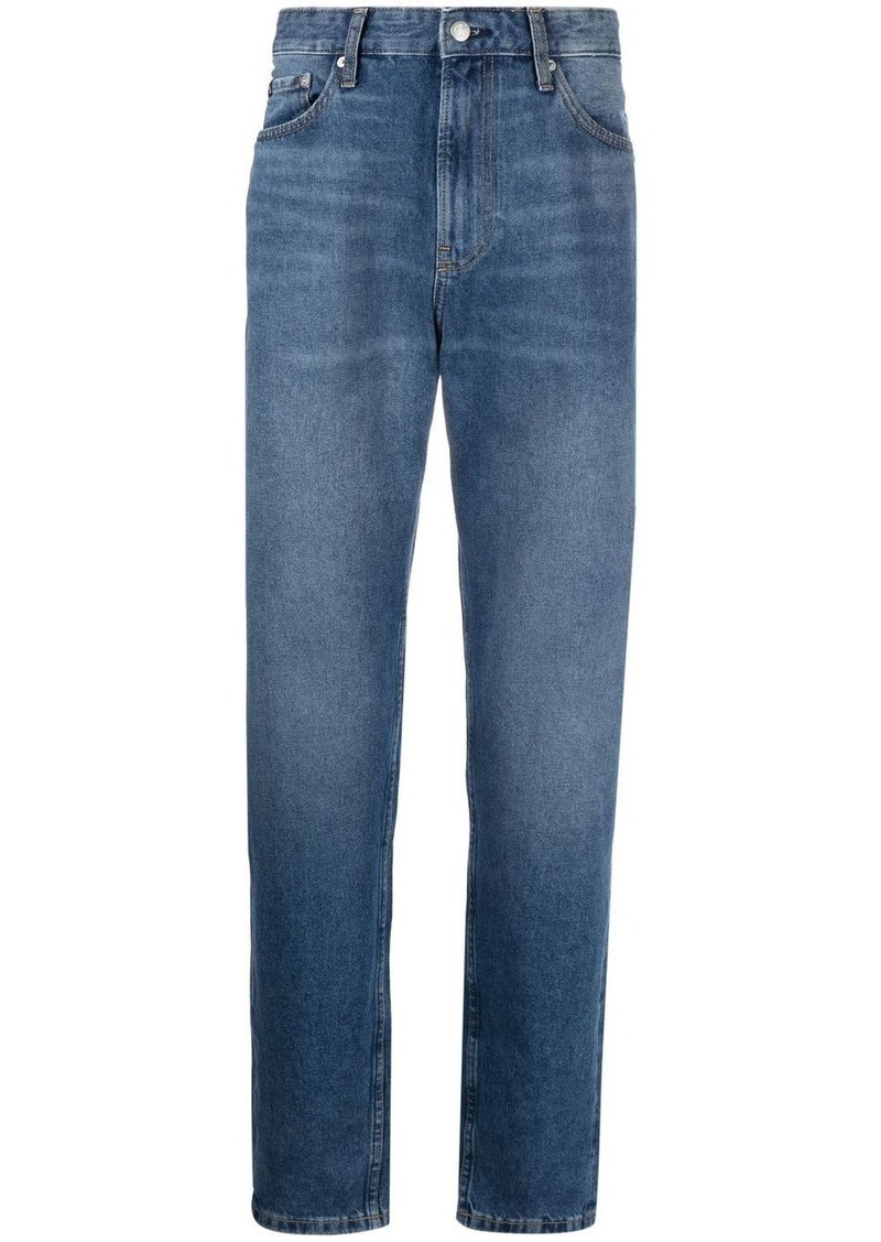 Calvin Klein mid-rise tapered jeans