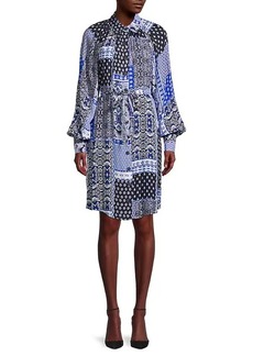 Calvin Klein ​Mix-Print Shirtdress