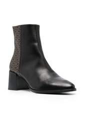 Calvin Klein monogram-print ankle boots