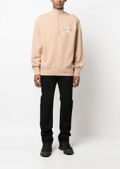Calvin Klein monologo waffle high-neck sweatshirt