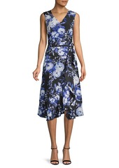 Calvin Klein Moody Floral A-Line Dress