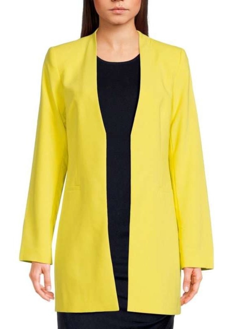 Calvin Klein Open Front Blazer