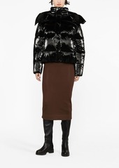 Calvin Klein oversized high-shine puffer jacket