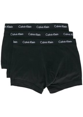 Calvin Klein pack of three logo trunks