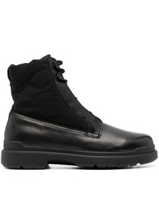 Calvin Klein padded-panel lace-up boots