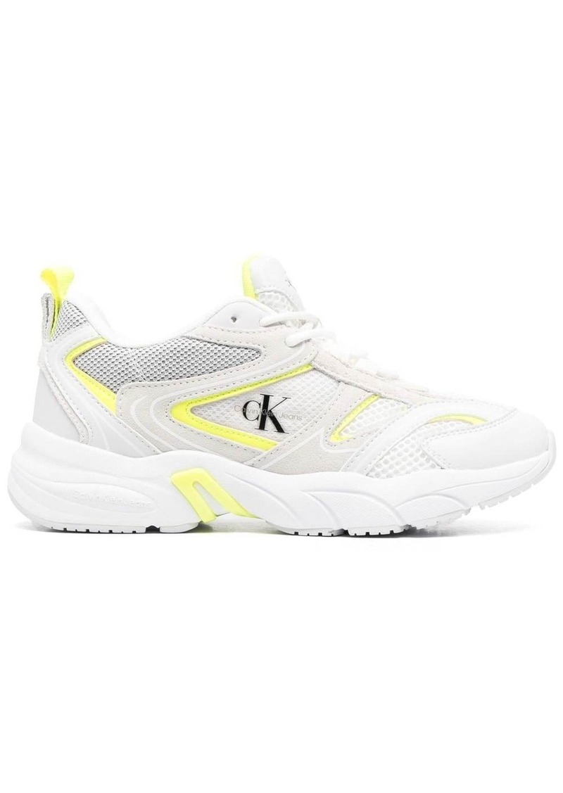 Calvin Klein panelled leather sneakers