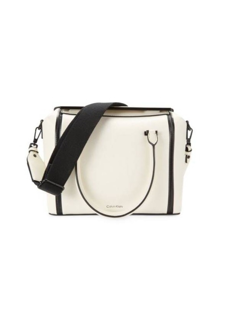 Calvin Klein Perry Two Tone Satchel