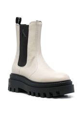 Calvin Klein platform lug-sole chelsea boots