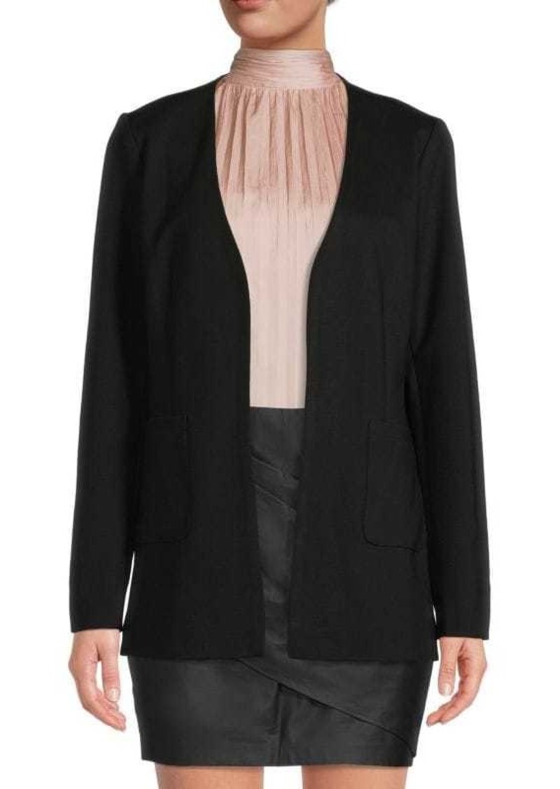 Calvin Klein Ponte Open Front Jacket