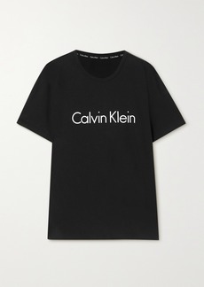 Calvin Klein Printed Cotton-jersey T-shirt