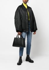 Calvin Klein raised-logo detail tote bag