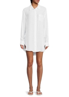 Calvin Klein Long Sleeve Beach Shirt