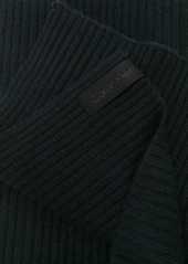 Calvin Klein ribbed-knit cashmere-wool scarf