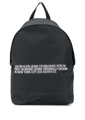Calvin Klein Round logo-print backpack