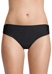 Calvin Klein Ruched-Side Bikini Bottom