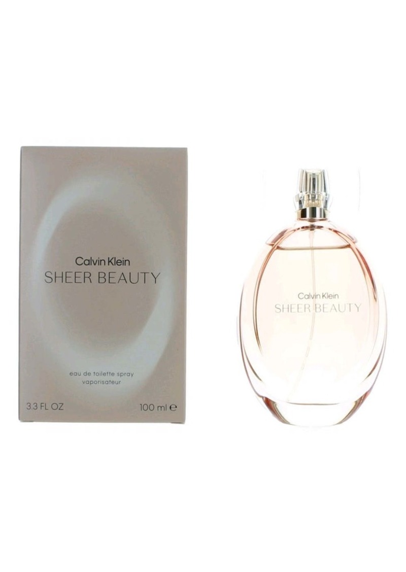 Sheer Beauty by Calvin Klein, 3.4 oz Eau De Toilette Spray for Women