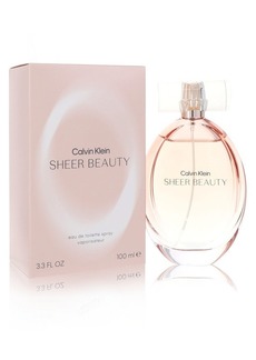 Sheer Beauty by Calvin Klein Eau De Toilette Spray 3.4 oz Women