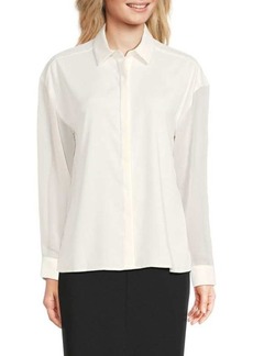 Calvin Klein Sheer Sleeve Shirt