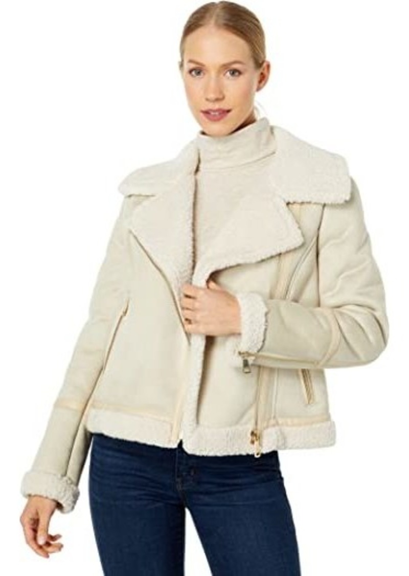 Calvin Klein Short Faux Shearling