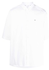 Calvin Klein short-sleeve stretch-cotton shirt