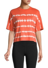 Calvin Klein Short-Sleeve Tie-Dye Print Top