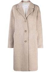 Calvin Klein single-breasted midi coat