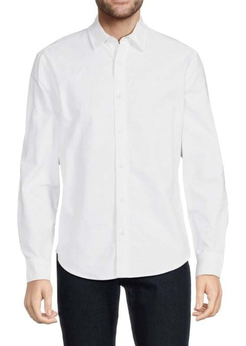 Calvin Klein Solid Cotton Shirt