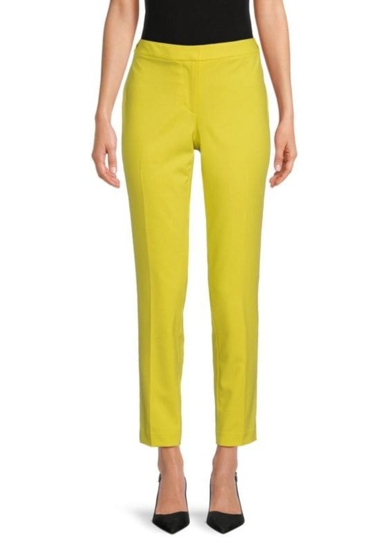 Calvin Klein Solid Flat Front Pants
