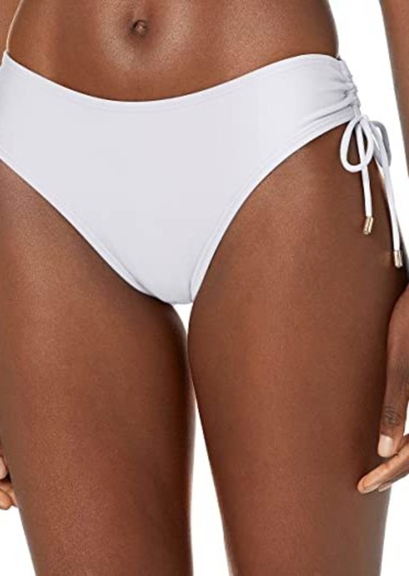 Calvin Klein Side Shirred Bikini Swimsuit Bottom