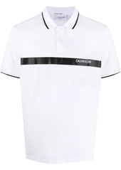 Calvin Klein logo-print polo shirt