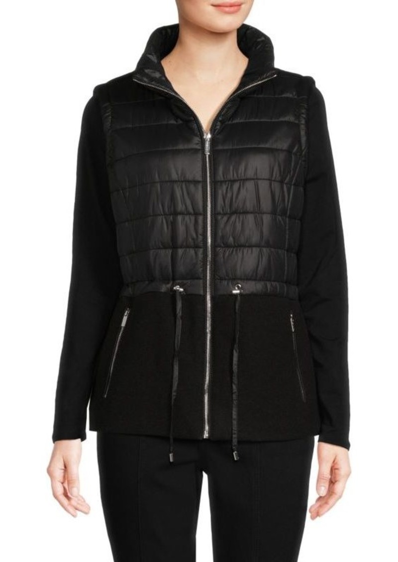 Calvin Klein Stand Collar Quilted Vest