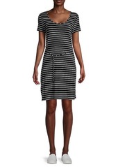 Calvin Klein Striped Mini Dress