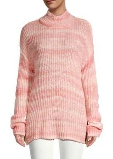 Calvin Klein Striped Mockneck Sweater