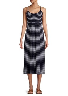 Calvin Klein Striped Sleeveless Dress