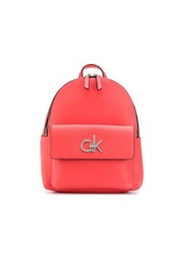 Calvin Klein structured logo plaque backpack