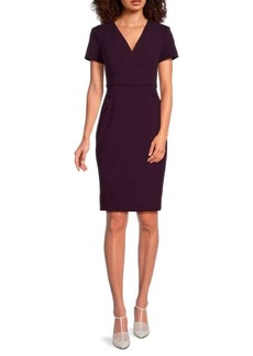 Calvin Klein Surplice Sheath Dress