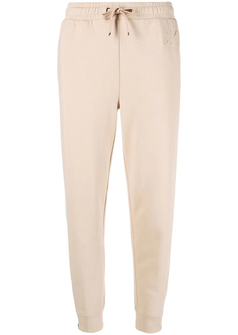 Calvin Klein tapered ankle-zip joggers